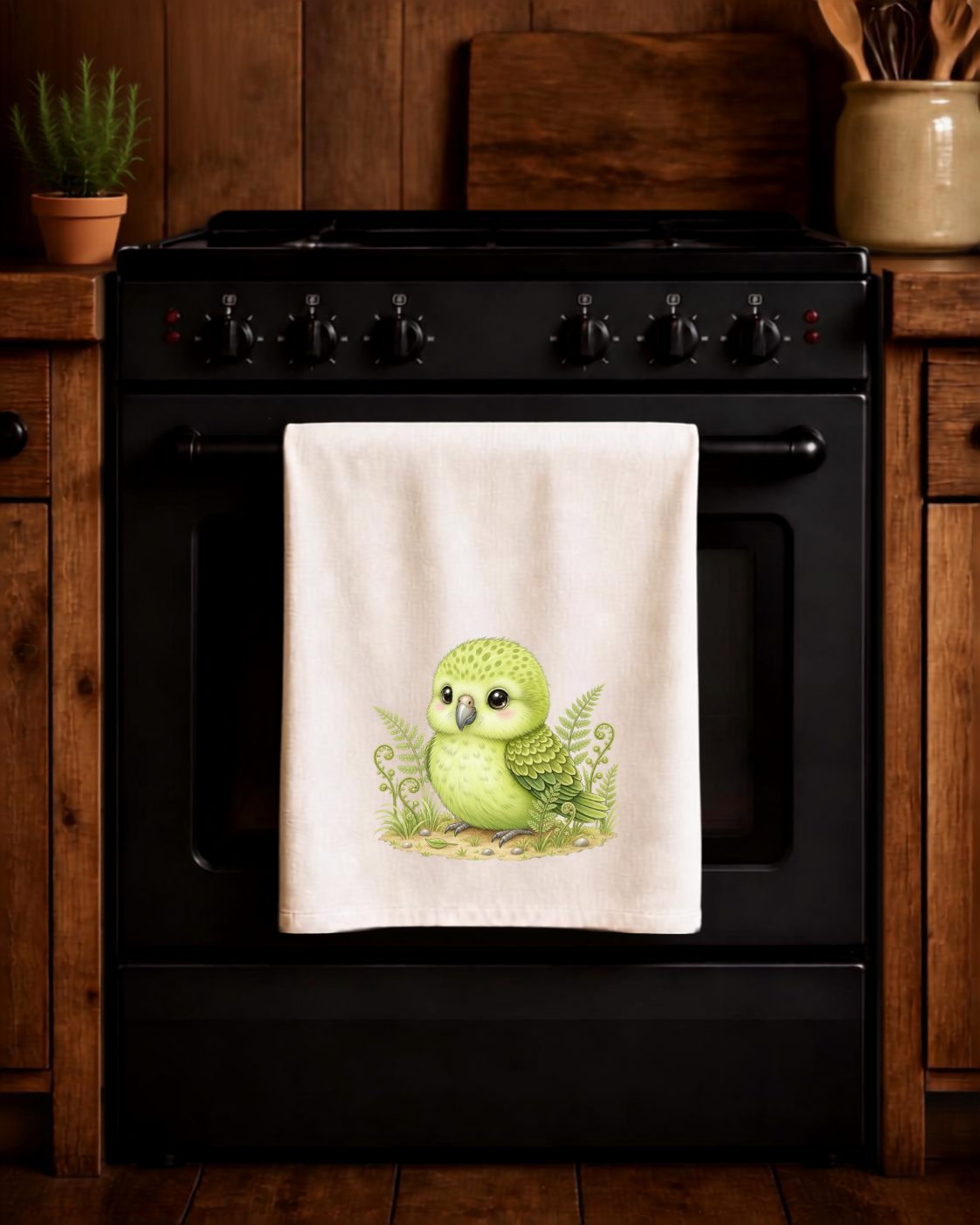 Tea Towel Kakapo