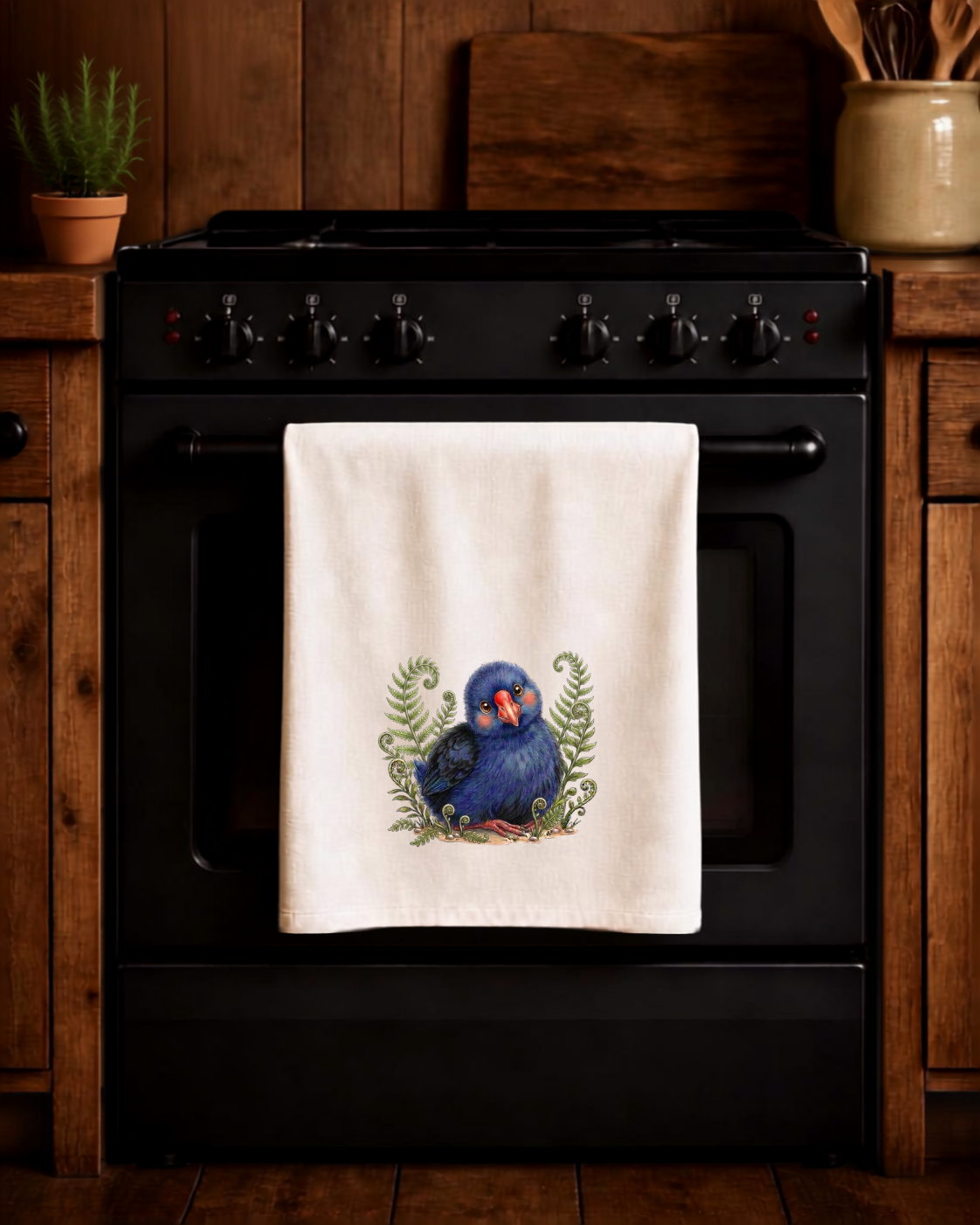 Tea Towel Pukeko